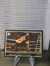 BRAY WYATT 2015 TOPPS WWE DEFEATS DEAN AMBROSE CARD #69