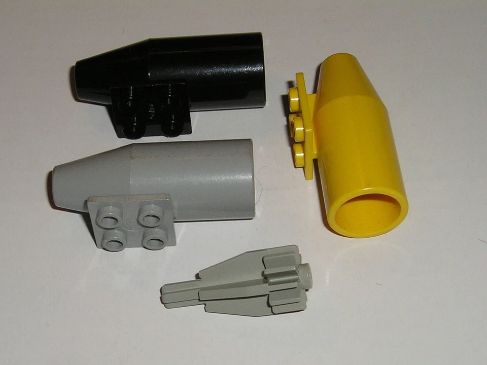 Lego  Düse Triebwerk mit Platte 2x2 4868b mit Turbine 4869 Farbauswahl (M 1)  - Bild 1 von 1