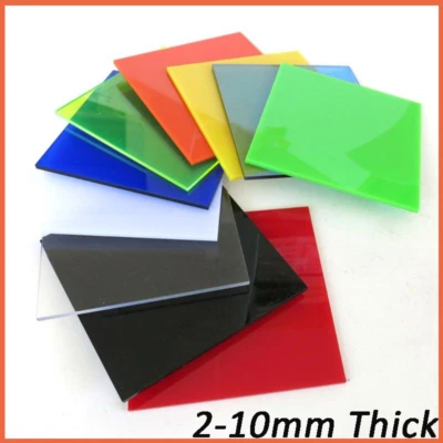 2mm-10mm  Plastic Panel Sheet Colourful Cut To Any Size 7 COLOURS Guard Screen - Image 1 of 4