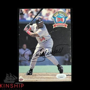 Kirby Puckett signed 5x7 Color Photo JSA COA Twins Baseball HOF Auto B1867 - Picture 1 of 1