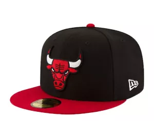New Era 59Fifty NBA Chicago Bulls Alt 2-Tone Black/Red Fitted Hat 70343698 - Bild 1 von 1