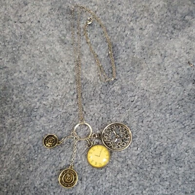 Relojes Steampunk 1 Ll Mudd Collar Largo 30 pulgadas Tono Plateado Foto 1 de 2