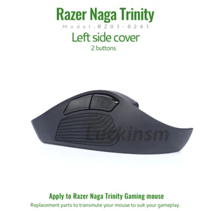 Razer Naga Trinity Gaming mouse RZ01-0241 replacement Left side cover 2 buttons - Picture 1 of 8