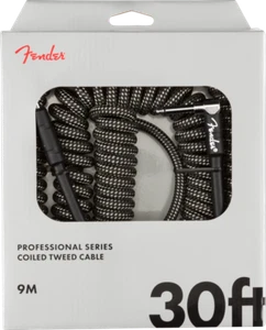 Fender Professional Series Coil Cable, 30', Gray Tweed MODEL #: 0990823048 - Picture 1 of 4