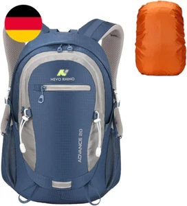 LOCAL LION Wanderrucksack Rucksack 20L Mit Regenschutz Fahrradrucksack Reiseruck