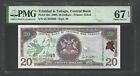 Trinidad & Tobago 20 Dollars 2006 P49a Uncirculated Grade 67