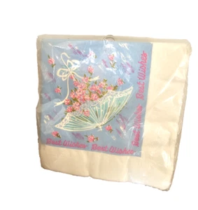 Vintage Wedding Shower Napkins NOS NIP Package of 20 - Picture 1 of 3