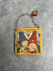 Azulejo decorativo Gnomy’s Diaries de Annekabouke 3x3 El hogar es donde está el corazón - Imagen 1 de 2