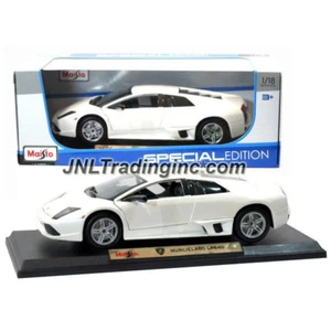 NEW Maisto Special Edition Die Cast Car White Sport LAMBORGHINI MURCIELAGO LP640 - Picture 1 of 2