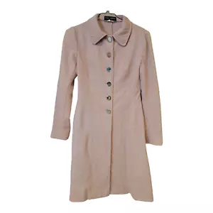Vintage Dolce & Gabbana Women's Dress Wool Coat Size 40 Long Sleeve Pink - Picture 1 of 12