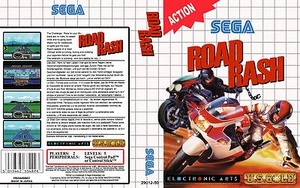 - Road Rash Master System Box Art Case Insert Cover Only - Picture 1 of 1