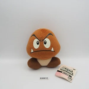 Super Mario Bros D3001C Kuribo Goomba Banpresto 2006 Plush 5" TAG Toy Doll Japan - Picture 1 of 7