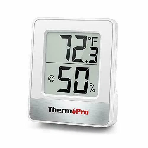 ThermoPro TP49 Digital Room Thermometer - White