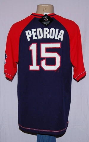 Boston Red Sox Dustin Pedroia Jersey T-Shirt XL - MLB Cover