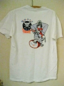 Camiseta Music Animal 1991 Adulto Batería Grande Puntada Única Hard Corps EE. UU. De Colección - Imagen 1 de 7