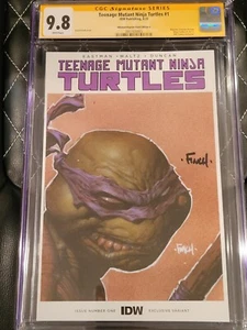 TMNT #1 NYCC David Finch Donatello Trade CGC 9.8 SS DAVID FINCH - Picture 1 of 2