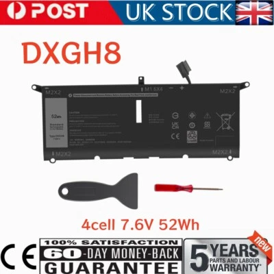 DXGH8 battery for dell XPS 13 9370 9380 7390 Inspiron 13 5390 5391 Serie P82G001 - Image 1 of 4