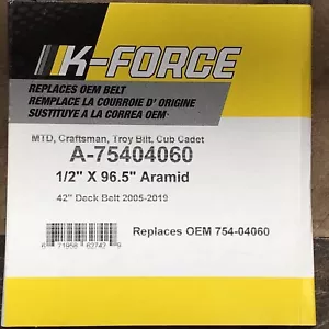 K-Force A-754060 Gürtel für 42"" MTD Handwerker Troy Bilt Cub Kadett Original-Zubehör-Hersteller 754-04060 - Bild 1 von 4