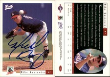 Mike Kusiewicz Signed 1996 Best #47 Card Asheville Tourists Auto AU