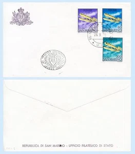 San Marino 1978 #C134-36 Gebrüder Wright Flugzeug Flug Ersttagsbrief FDC - Bild 1 von 1