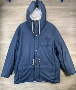 Vintage 80s Trailwear Thinsulate Coat Jacket Size XL Blue Made In USA - Picture 1 of 11
