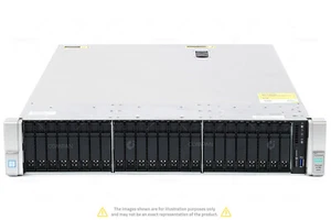 HP Proliant DL380 G9 24SFF 2x Xeon E5-2640 V4 192 GB RAM Rails - Picture 1 of 10