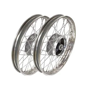 2 Simson Edelstahl Felge 1,5x16" S51 S50 S70 KR51 Schwalbe Tuning Star Rostfrei - Bild 1 von 1