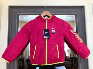 Girls Nike Jacket 36B194-V12 Vivid Pink Brand New Size 6 - Picture 1 of 7