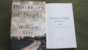 Provinces of Night SIGNED William Gay, James Michener Prize, Southern Gothic Lit - Picture 1 of 5