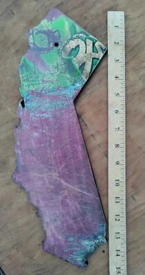 Art Of The Board, Recycled Skateboard Art. Guiney Art. California - Image 1 of 4