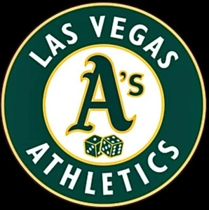(2) LV Las Vegas Athletics Waterproof Vinyl STICKERS 4x4 Car Decal Oakland A's - Picture 1 of 1