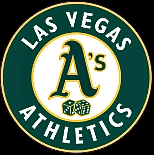 (2) LV Las Vegas Athletics Waterproof Vinyl STICKERS 4x4 Car Decal Oakland A's - Image 1 of 1