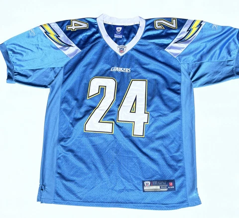 Reebok On Field Mathewās #24 San Diego Chargers NFL Jersey Size 52 Sewn Stitched Cover