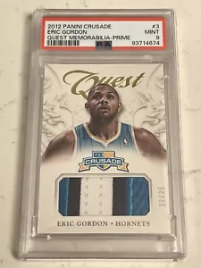 Maglia multicolore Crusade PRIME-ERIC GORDON-GW 2012 SP/25 PSA 9 COME NUOVA POP 1! - Foto 1 di 2