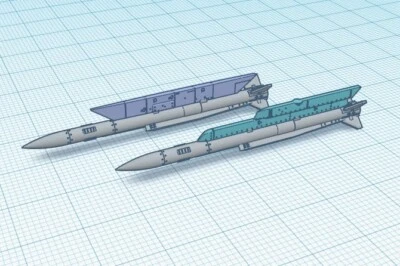 Missile - BVRAAM  "METEOR"  (6 pcs) - 1/48 (Rafale-Grippen-Typhoon) - Photo 1/4