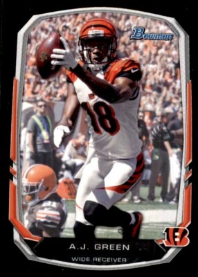 2013 Bowman Black A.J. Green Cincinnati Bengals #80 - Image 1 of 2
