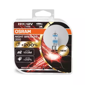 Osram H11 12V NIGHT BREAKER 200 bis zu 200% mehr Licht 2Stk. - Bild 1 von 2