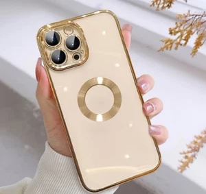 Golden Mark Electroplating Phone Case For IPhone Series, iPhone Cases & Covers - Picture 1 of 7