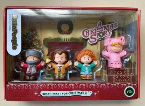 Little People A Christmas Story Collector Set NEW Randy Ralphie Mom Dad 4 Figs - Picture 1 of 4