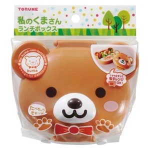 Lunch Box Japanese Bento Container TORUNE My Bear Die Cut Picnic School 370ml - Picture 1 of 6