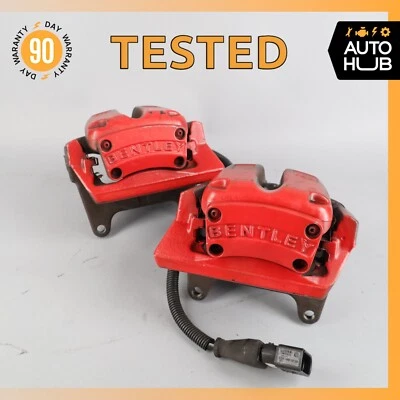 Bentley Continental GT Rear Right & Left Side Brake Caliper w/ Actuator Set OEM - Image 1 of 4