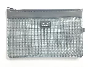 Pencil Case Lihit Lab Zipper Transparent Grey Small Stationery GIFT15 AT CS41 - Picture 1 of 5