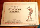 Hints On Assocaition Football 1934  plus free 26 sets Assocation Footbal Cards