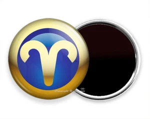HORÓSCOPO DEL ZODIACO ARIES SIGNO ASTROLÓGICO DE LA SUERTE REFRIGERADOR IMÁN IDEA DE REGALO - Imagen 1 de 1