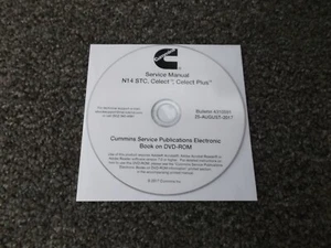 1991 Cummins N14 Diesel Engine STC CELECT Plus Shop Service Repair Manual CD - Picture 1 of 1