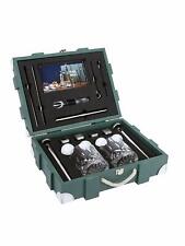 Wooden Travel Bar Sets Portable Bar Sets Military Green Easy Carry Everywhere