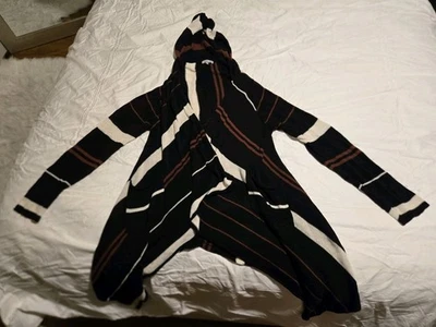 Women size XL Charlotte russe long cardigan sweater with hood and pockets - Image 1 of 4