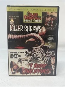 KILLER SHREWS/I BURY THE LIVING, Double Feature DVD Hollywood Horror Creatures - Imagen 1 de 3