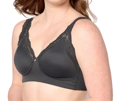 Sutiã Breezies~Suporte Sem Fio Acabamento em Renda~36C~Meia-Noite~A606725~Sem Estofamento 11709 - Imagem 1 de 2