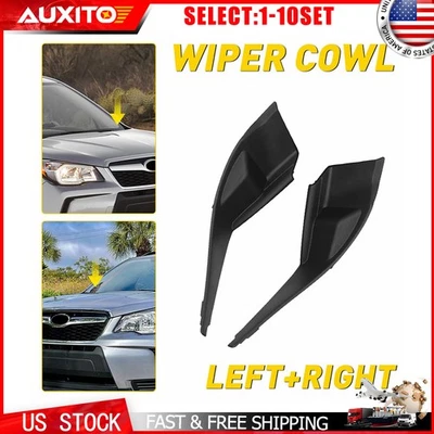 Front Windshield Wiper Cowl Trim Panel Fit For 2014-2018 Subaru Forester 2-20X - Image 1 of 4